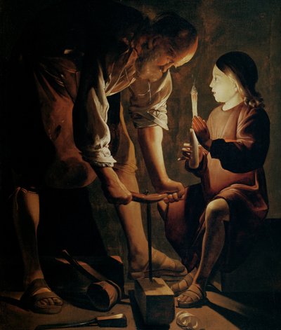 St. Joseph, the Carpenter by Georges de La Tour