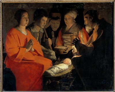 The Adoration of the Shepherds by Georges de La Tour