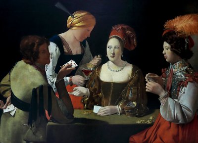 The Cheat with the Ace of Diamonds by Georges de La Tour
