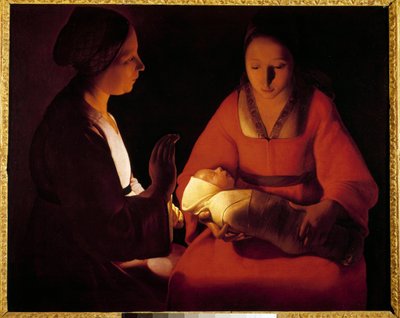 The New Born Child by Georges de La Tour