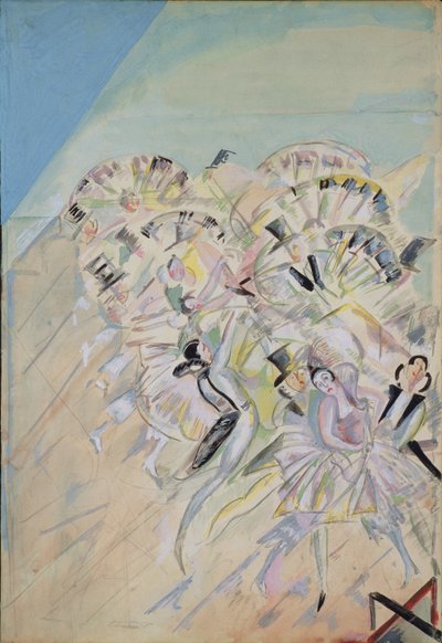 Stage Design for the Operetta Girofle-Giroflia by Ch. Lecocq by Georgy Bogdanovich Yakulov