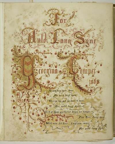 Untitled [For Auld Lang Syne] by Georgina Cowper