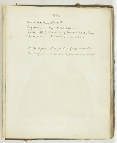 Untitled [Page of Text Relating to Broadlands], 1868 by Georgina Cowper