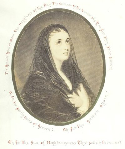 Untitled [pious woman in a veil] by Georgina Cowper