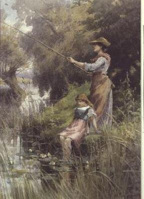 Fishing by Georgina M. de l Aubiniere