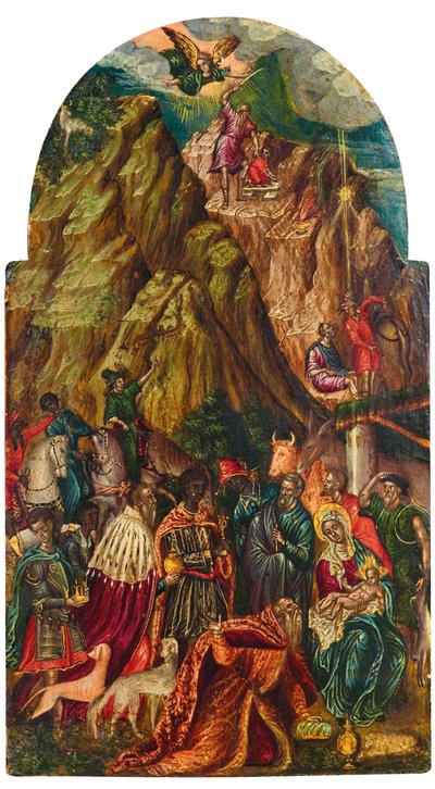 The Sacrifice of Isaac and The Adoration of the Magi by Georgios Klontzas