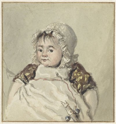 Portrait of Cornelia Johanna van Os by Georgius Jacobus Johannes van Os