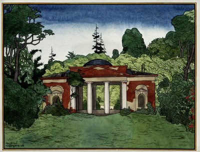 Pavilion in Tsaritsino Park by Georgy Narbut