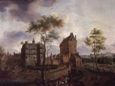 The Town Gates of Malines by Gerard Philippe Colin