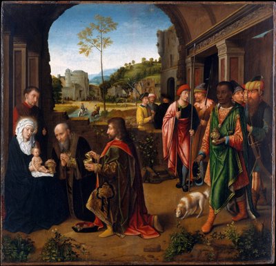 The Adoration of the Magi (c.1520) by Gerard (studio of) David
