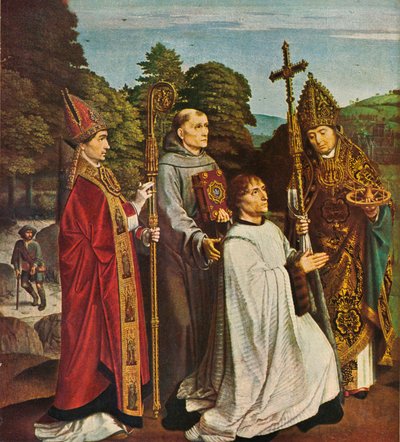 Canon Bernardijn Salviati and Three Saints by Gerard David