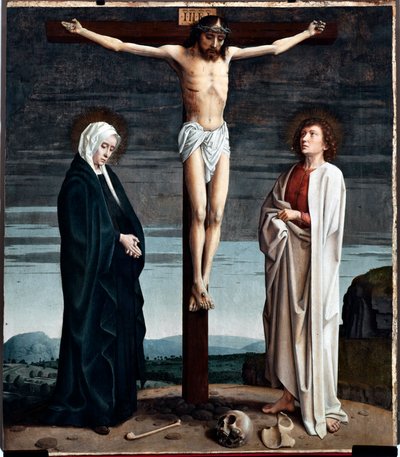 Crucifixion Polyptych Panel from the Church of San Gerolamo della Cervara (1506) by Gerard David