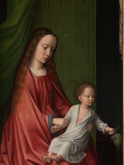 Detail of an Exterior Panel of the Baptism of Christ, c.1502-08 by Gerard David