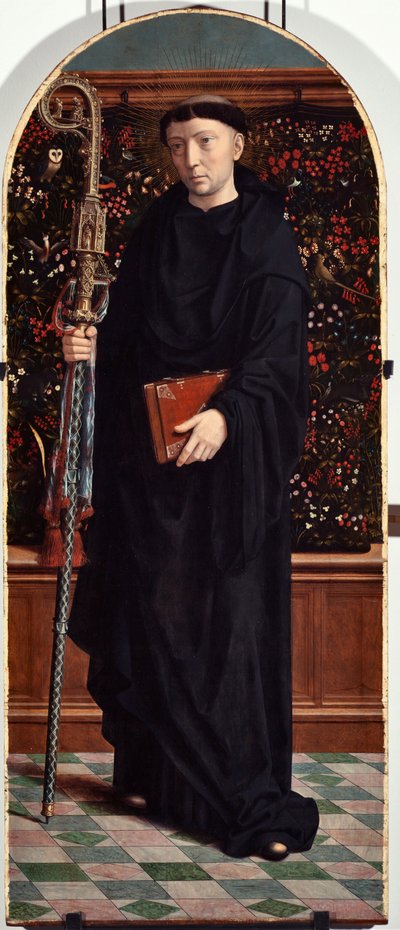 Saint Maur Polyptych panel from the Church of San Gerolamo della Cervara by Gerard David