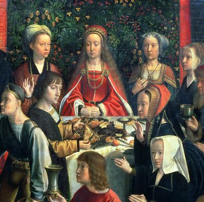The Marriage at Cana (detail) by Gerard David