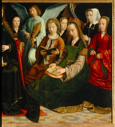 The Virgin Among the Saints (Detail) by Gerard David