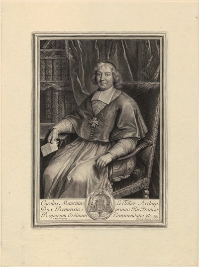 Portrait of Raimond Poisson by Gérard Edelinck