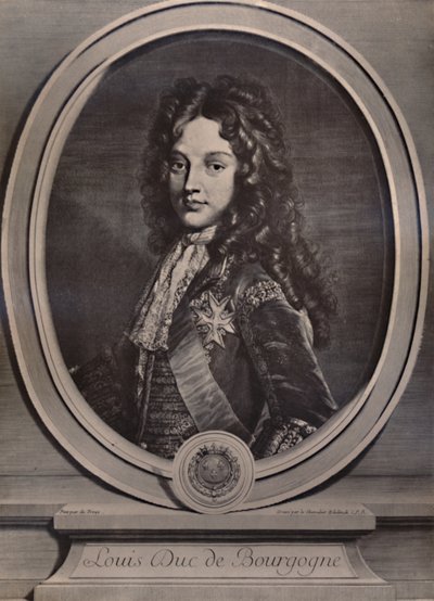 Louis, Duke of Burgundy, Dauphin of France and Father of King Louis XV, c. 1700 by Gerard Edelnick