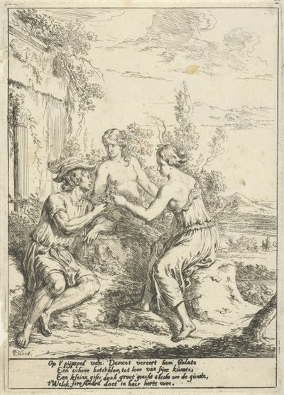 Pastoral Scene with Dameet, Galate, and Amaril by Gerard Hoet (I)