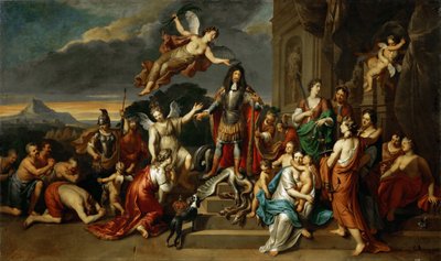 Allegory on the Reign of Emperor Leopold I, ca 1672 by Gerard Hoet