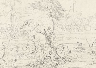 Bathing Nymphs and Bacchantes by Gerard Melder