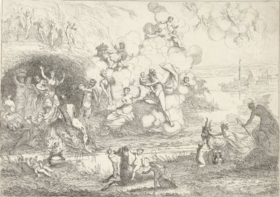 Mercury Gives Bacchus to the Nymphs (series title: The Life of the Bacchantes) by Gerard Melder