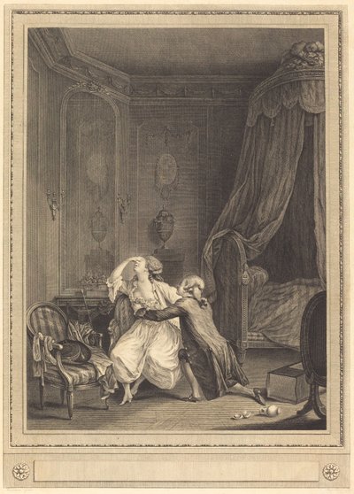 The Late Repentance by Gerard Rene Le Vilain after Nicolas Lavreince