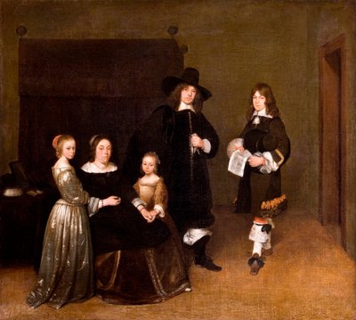 Portrait of a Family by Gerard ter Borch