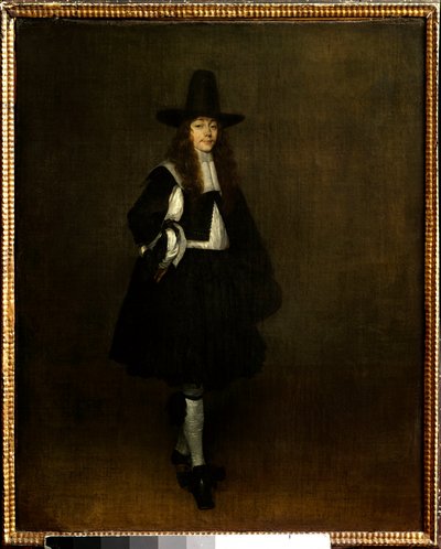 Portrait of a Man in Black by Gerard ter Borch