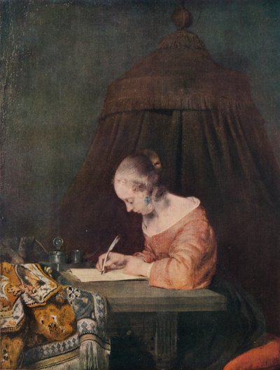 Woman Writing a Letter, c1655, 1938 by Gerard Terborch II