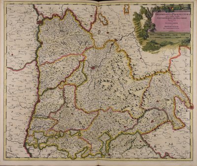 Delphinatus Prefecture Known to the French as Gouvernement de Dauphiné Divided into Upper and Lower by Gerard Valck