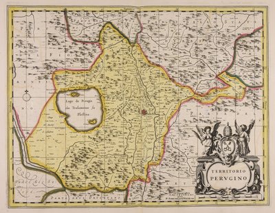 Territory of Perugia by Gerard Valck