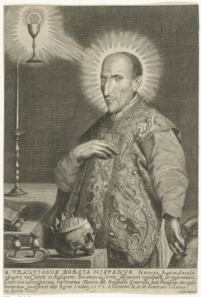 Portrait of Saint Francis Borgia by Gerard de Groos