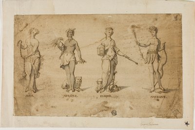 Four Continents by Gerard de Lairesse