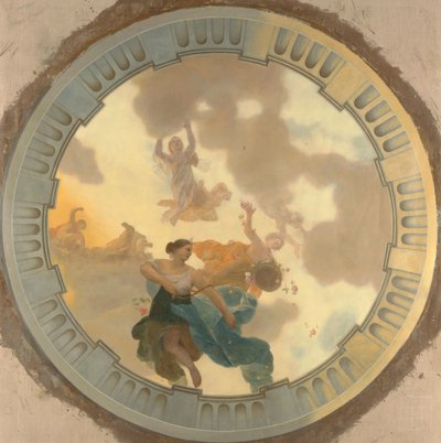 Part (Middle Part) of a Ceiling Painting with the Main Representation of Diana and Her Companions by Gerard de Lairesse
