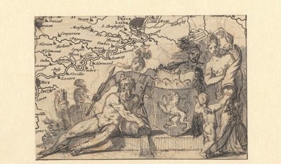 Design for a Vignette with the Coat of Arms of Brabant by Gerard de Lairesse