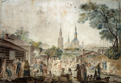 A Cure Bath in Moscow by Gerard de la Barthe
