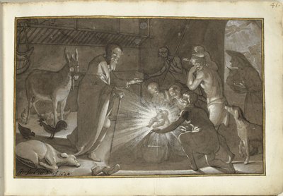 Adoration by the Shepherds by Gerard ter Borch