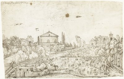 View of the San Stefano Rotondo, Rome, from the North by Gerard ter Borch