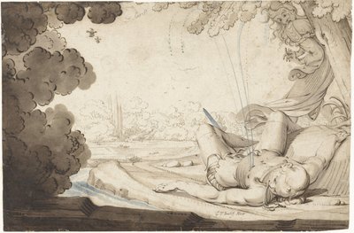 Thisbe Discovers the Dead Pyramus by Gerard ter Borch