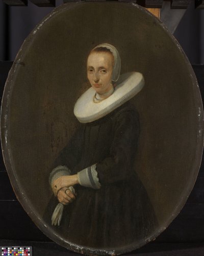 Johanna Bardoel, Wife of Gerard van der Schalcke by Gerard ter Borch (II)