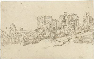 Ruins of the Baths of Trajan by Gerard ter Borch (II)