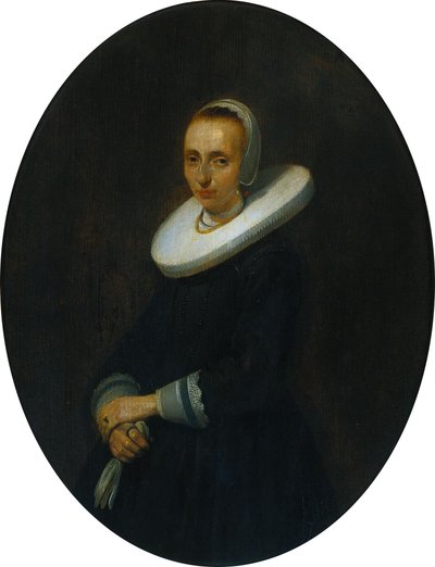 Johanna Bardoel (d after 1667). Wife of Gerard van der Schalcke by Gerard ter Borch