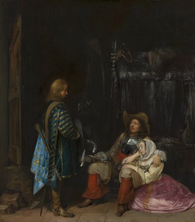 The Messenger by Gerard ter Borch