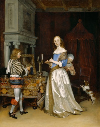 Lady at Her Toilette by Gerard ter Borch