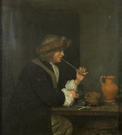 Man Smoking by Gerard ter Borch
