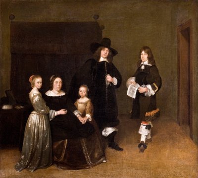Portrait of a Family by Gerard ter Borch