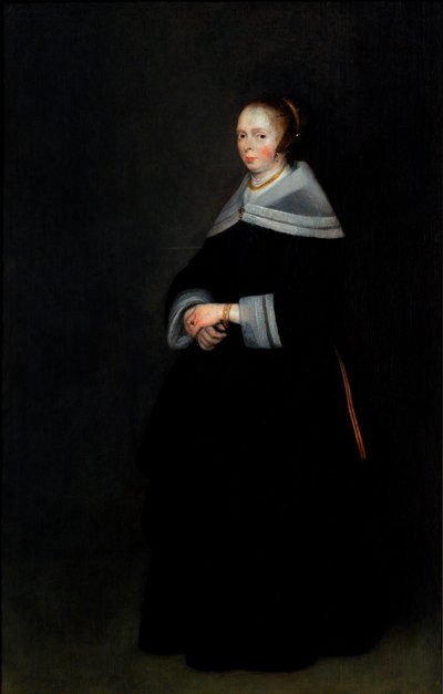 Portrait of a Lady by Gerard ter Borch or Terborch