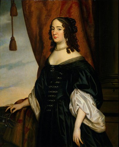 Portrait of Amalia van Solms (1602-75) by Gerard van Honthorst (workshop of)