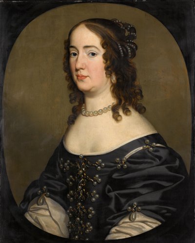 Portrait of Amalia van Solms by Gerard van Honthorst (workshop of)